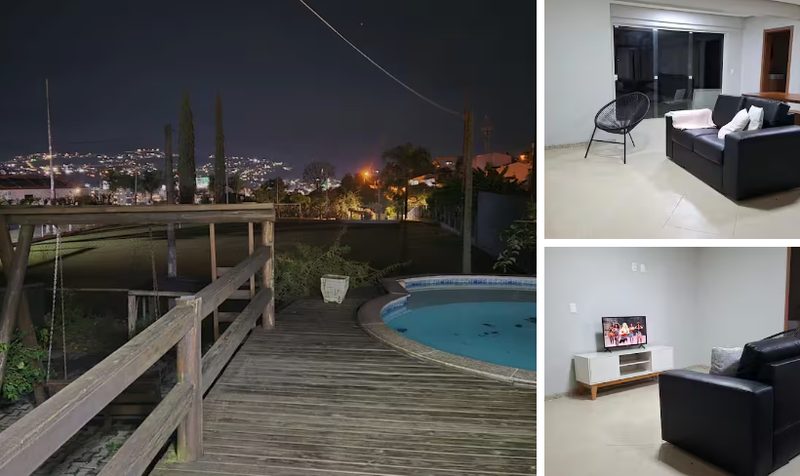 Airbnb - Apartamento Novo com Piscina e Vista para a Cidade